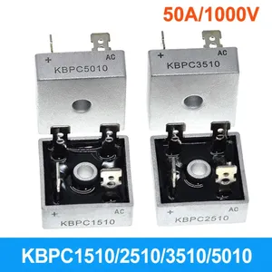 KBPC1510 KBPC2510 KBPC3510 KBPC5010 15A 25A 35A 50A 1000V Diode Bridge Rectifier kbpc5010