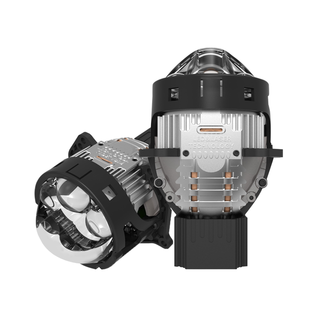 Sanvi New Technology 80w 6000k with 3pcs Direct Mini Lens matrix Light 3 Inch LKA Bi Led Laser Projector Lens Headlight