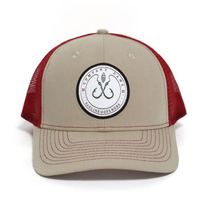 Sombreros de camionero Richardson con ala precurvada de alta calidad, gorra de campo estructurada personalizada de 6 paneles con parche tejido - Product Image 2