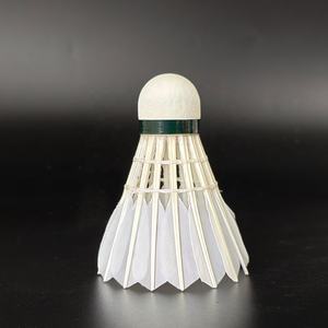 Hoge Kwaliteit <span class=keywords><strong>Dr</strong></span>-13 Toernooi Shuttle 2 Lagen Kurk Met Ganzenveer Duurzame Badminton Shuttle Voor Training Competitie - Product Image 3