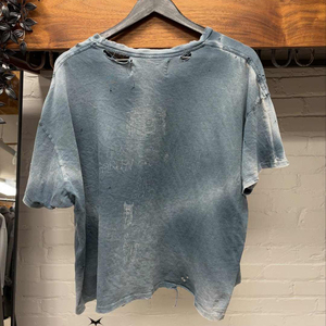 <span class=keywords><strong>T</strong></span>-shirt Oversize da Uomo e Donna, Grigio Lavato Effetto Usurato, Stile Retrò <span class=keywords><strong>Rock</strong></span> <span class=keywords><strong>Band</strong></span>, con Grafiche Distressed - Produzione Top di Gamma - Product Image 2