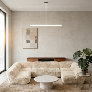 أريكة زاوية على شكل حرف L من قماش البوكليه العصري - أريكة ركنية فاخرة ومريحة لغرفة المعيشة - Product Image 1