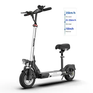New Design Foldable 36V 500W 10Ah/13Ah 354Km/h off road electric scooter