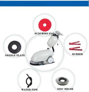 New Mini Portable Battery Marble Tile <b>Cleaning</b> <b>Machine</b> Shop Office Hand Automatic <b>Floor</b> Scrubber - Product Image 4