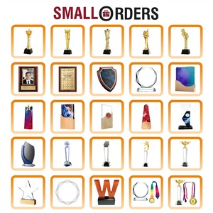 Plaque de récompense en bois personnalisée avec logo, trophée en cristal, coupe, bouclier métallique – Ensemble de récompenses personnalisées pour entreprise et reconnaissance des employés - Product Image 2