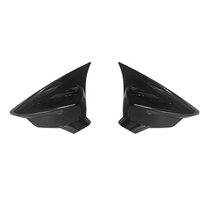 Rivestimento della copertura dello specchietto retrovisore nero lucido in plastica ABS per <span class=keywords><strong>SEAT</strong></span> <span class=keywords><strong>Leon</strong></span> 5F MK3 2012 2013 2014 2015 2016 2017 2018 2019 - Product Image 6