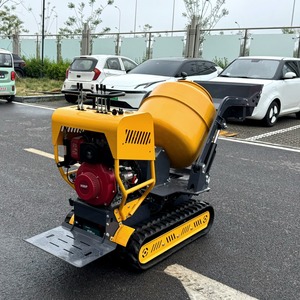 Bétonnière autoportante compacte sur chenilles 200L, mini-bétonnière à prix bas - Product Image 4