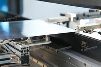 Prensa Plegadora CNC Multieje con Brazo Robótico Servo y Compensación Automática de Corona, Taller de Fabricación Personalizada de Alta Precisión