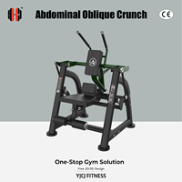 Unidad de Ejercicio de Rotación de Cuerpo Completo con Palancas Oblicuas Dobles, Asiento Ajustable y Estructura de Acero Reforzado para Uso Comercial
