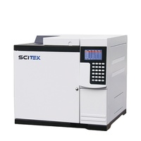 Cromatógrafo de Gases SCITEK con Sistema Inteligente EPC (Control Electrónico de Presión), Pantalla de Control Independiente HD y Detector FID para Laboratorio