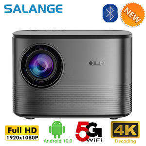 Salange F18 2022 güncelleme 7500 lümen taşınabilir <span class=keywords><strong>Android</strong></span> TV 10.0 Video 1080p projektör FHD 4K desteklenen film projektör - Product Image 3