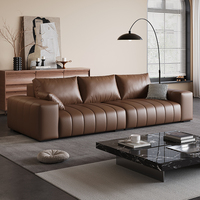 Vente en gros de canapé en cuir chic urbain Canapé en cuir moderne Canapé italien au design dernier cri pour le salon Canapé modulaire: espaces de vie