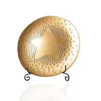 Assiettes de présentation en verre de luxe écologiques personnalisables avec logo pour Noël, mariages, événements et décoration intérieure – Vente en gros