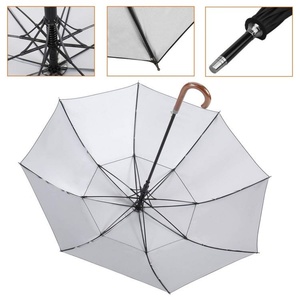 Duty <b>Windproof</b> Straight <b>Umbrella</b> Men Women Plastic Handle 54 Inches Straight Large Golf <b>Umbrellas</b> Golf UV <b>Umbrella</b> with Logo - Product Image 2