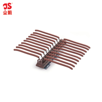 Porte-pantalon double niveau en alliage d'aluminium RMS Mocha, gain de place, fixation supérieure pour armoire et salle de bain, organisateur de vêtements