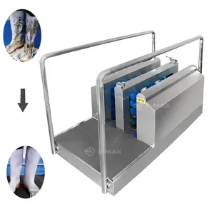 Stainless steel Galoshes Boot Cleaner Industrial Machine Rubber Shoe Boot Washer Cleaning Machine