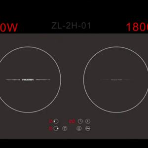 Appareils de cuisine personnalisés, cuisinière électrique commerciale, plaque à induction 4000W, 2 plaques, pour cuisiner - Product Image 4