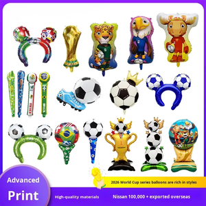 Globo de Aluminio de 18 Pulgadas para la Copa de Fútbol México, Estados Unidos y Canadá 2026 - Product Image 1