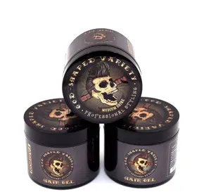 create your own label same to Shiner gold water soluble strong hold long lasting hair wax pomade