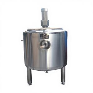 Réservoir de mélange de 100 L en acier inoxydable pour la fabrication de produits chimiques quotidiens / Machine de mélange d'émulsification à chauffage électrique avec soupape de décharge - Product Image 1