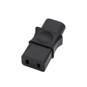 Convertisseur IEC320 C8 Mâle vers <span class=keywords><strong>C9</strong></span> Femelle, Adaptateur Secteur CA, Convertisseur <span class=keywords><strong>de</strong></span> Prise CA IEC 2 Broches <span class=keywords><strong>C9</strong></span> Femelle vers C8 2 Broches Figure 8 Mâle - Product Image 6