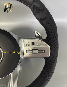 Volant de course sport en cuir de haute qualité et fibre de carbone pour <span class=keywords><strong>Mercedes</strong></span>-Benz Classe E (W212/W213) Classe C GLA/GLC/GLE/GLS - Product Image 4