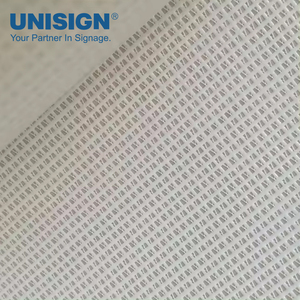 340gsm 10oz <span class=keywords><strong>Polyester</strong></span> lưới biểu ngữ Chất liệu PVC Vinyl lưới biểu ngữ ngoài trời với lót - Product Image 3