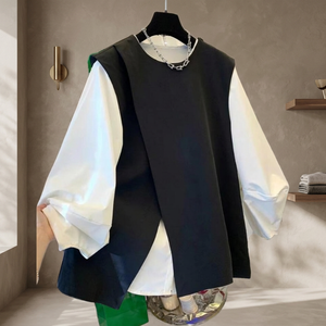 Custom Women's <b>Satin</b> <b>Blouse</b> | O-Neck Balloon Sleeve Regular Fit Full Sleeve Casual Top Tassel | Eco-Friendly OEM ODM Wholesale - Product Image 4