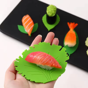 ใหม่ซูชิ<span class=keywords><strong>ตกแต่ง</strong></span><span class=keywords><strong>อาหาร</strong></span>ขนาดเล็กสีเขียวใบใบรุ่นเบนโตะข้าวบอลน้ํามันหลักฐานdividerสร้างสรรค์เบนโตะใบdividerซูชิ<span class=keywords><strong>ตกแต่ง</strong></span> - Product Image 3