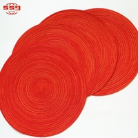 Sous-verres de cuisine de haute qualité, napperon rond, tapis de Table de luxe