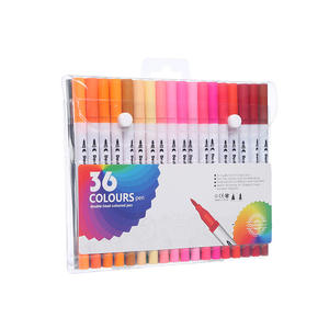 Stylos à double embout, marqueurs d'art colorés, 24 couleurs - Marqueur de dessin - Parfait pour les livres de coloriage pour adultes - Product Image 3