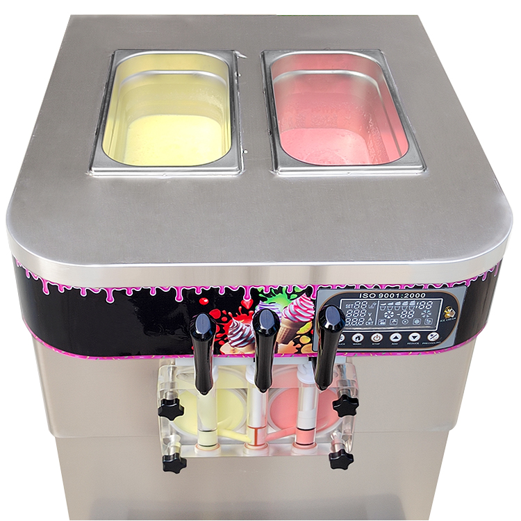 3フレーバーバーストテイラーアイスクリーム製造機ソフト