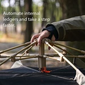 TANXIANZHE Tente tunnel 2025 nouvelle tente de Camping en plein air Anti pluie une chambre deux salon tente <span class=keywords><strong>tout</strong></span> compris - Product Image 6