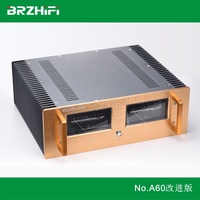 BRZHIFI A60 Vente Chaude Classique DAC Hifi Audio Châssis Boîtier En Aluminium pour Classe a Amplificateur De Puissance Boîtier Avec Radiateur