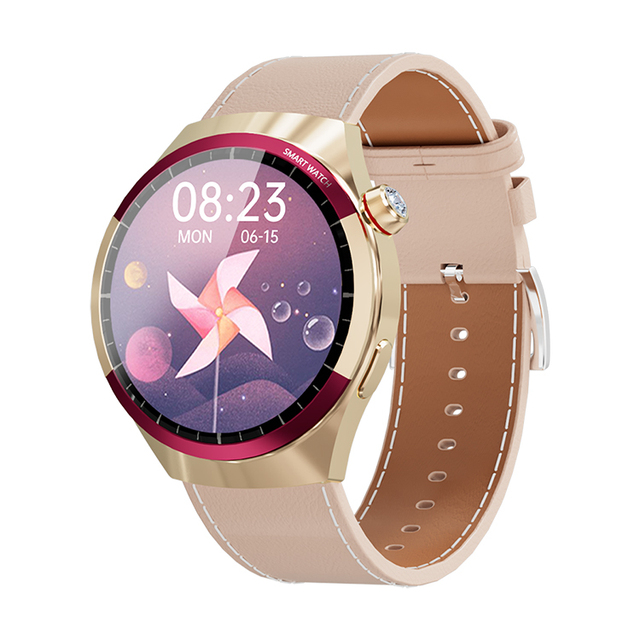 Factory IP67 Waterproof Multi Sport Modes Heart Rate Blood Pressure Sleep Monitoring 1.27 Inch Screen SK6 Mini Smart Watch