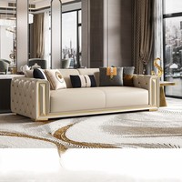 Modernes samt-mond-gebogenes sofa italienisches maßgeschneidertes interieur-wohnzimmer-ecksofa weiches sofa