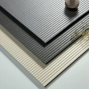 Напольная плитка Foshan FaTong в полный корпус, фарфоровая плитка 60x60 см, черная, Натуральная поверхность