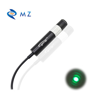 Ống Kính Thủy Tinh D16mm 520nm 50/100MW Có Thể Điều Chỉnh Tiêu Cự Mô-đun Laser Chấm Xanh + Giá Đỡ + Nguồn Điện - Product Image 5