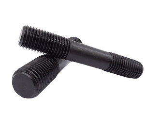 Écrous de raccordement métriques noirs en acier GR5 pour tiges filetées, goujons pour fixation industrielle - Product Image 1