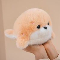 Peluche de phoque mignonne et kawaii de 26 cm, jouet en peluche doux, animal marin en peluche, poupée en peluche pour enfants, cadeau