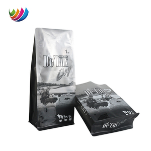 Kantong Plastik Makanan Anjing 500g 1kg 5kg 12kg Custom Resealable, Kemasan Camilan Hewan Peliharaan, Kantong Flat Bottom dengan Zipper - Product Image 3