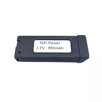 Batterie Lipo personnalisée à haut débit C 3.7V RC 850mAh pour batterie E58 d'avion à quatre axes