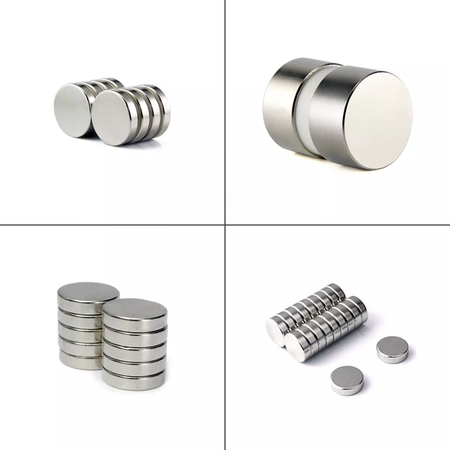 HRE-FREE Custom Small NdFeB Magnets D2mm 3mm 4mm 5mm 6mm 8mm 10mm 12mm 15mm N35-N52 Disc Magnet Round Neodymium Magnet