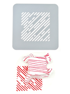 New Arrival Diagonal Strip <b>Silicone</b> Fondant Mold Washable Sugar Paste Chocolate Decorating Stencil Gastronomic Cake Plating <b>Tool</b> - Product Image 5