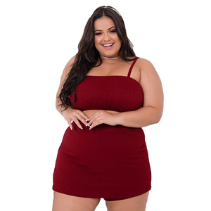 Conjunto de Dos Piezas Sexy de Verano para Mujer Talla Grande, con Falda y Pantalones de Color Sólido, <span class=keywords><strong>Elegante</strong></span> y con Estilo - Product Image 5