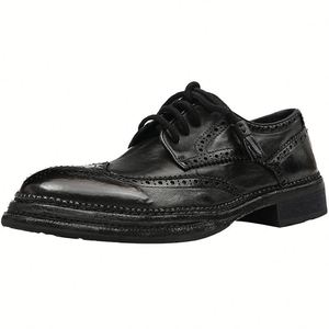 Nouvelles Chaussures en Cuir Véritable pour Hommes à Lacets, Grande Taille, Style Décontracté et Habillé, Chaussures en Cuir Décontractées pour Hommes - Product Image 2