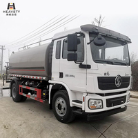 Camion-citerne à eau automatique diesel HEAVSTY 14500L pour le nettoyage routier et le contrôle de la poussière, 89 km/h, 18000 kg MVM, pour Shacman CLD5189GPSSX6