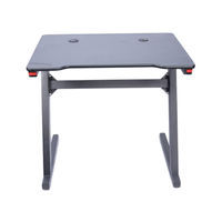 Bureau de jeu RGB de style moderne en gros 2026, table de jeu pour ordinateur PC en forme de T à vendre