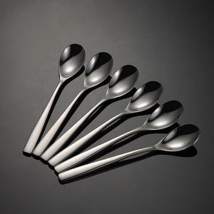 Commercio all'ingrosso in metallo 304 in acciaio inox cucchiaio per mescolare caffè pesante manico quadrato <span class=keywords><strong>argento</strong></span> <span class=keywords><strong>cucchiaino</strong></span> - Product Image 3