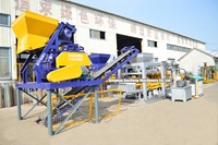 Machine creuse QT5-15 de bloc de face fendue moules décoratifs de bloc de béton pavant la brique de Soild faisant des machines